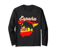 Spagna Bandiera Donne Spagnolo Espana Toro Uomini Maglia a Manica