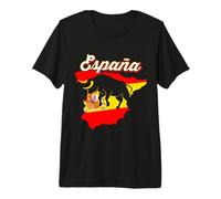 Spagna Bandiera Donne Spagnolo Espana Toro Uomini Maglietta Premium