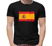 Spagna Bandiera Grunge T-Shirt - Madrid - Barcelona - Paese - da Viaggio