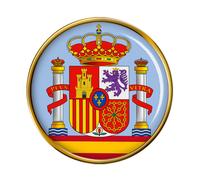 Spagna Cappotto Of Arms Spilla