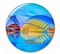 Spagna Città della scienza e dell'arte Valencia Magnete del frigorifero Magneti decorativo Apribottiglie Tourist City Travel Souvenir Collection Regalo Forte adesivo per frigorifero
