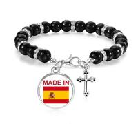Spagna Country Love braccialetto di perline Boho gioielli per uomo donna