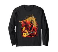 Spagna Flamenco Siviglia Andalusia Barcellona Uomo Maglia a Manica