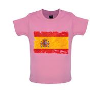 Spagna Grunge Stile Bandiera - Bambino T-Shirt / Body - Madrid Barcelona Viaggio