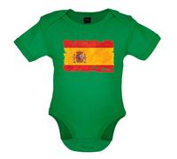 Spagna Grunge Stile Bandiera - Bambino T-Shirt / Body - Madrid Barcelona Viaggio