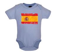 Spagna Grunge Stile Bandiera - Bambino T-Shirt / Body - Madrid Barcelona Viaggio