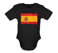 Spagna Grunge Stile Bandiera - Bambino T-Shirt / Body - Madrid Barcelona Viaggio