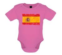 Spagna Grunge Stile Bandiera - Bambino T-Shirt / Body - Madrid Barcelona Viaggio