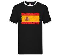 Spagna Grunge Stile Bandiera - Uomo Suoneria - Madrid Barcelona Paese Viaggio
