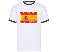 Spagna Grunge Stile Bandiera - Uomo Suoneria - Madrid Barcelona Paese Viaggio