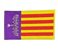 - Spagna Isole Canarie Isole Baleari - Toppe Termoadesive Bandiera Emblema Stemma Nazionale (Isola di Maiorca)