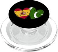 Spagna Pakistan Bandiere Cuore Spagnolo Cultura pakistana PopSockets PopGrip per MagSafe