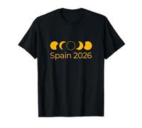 Spagna Path of Totality 2026 Total Solar Eclipse Top & Tees Maglietta