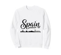 Spagna Skyline Viaggi Vacanza Abiti Felpa