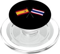 Spagna Thailandia Attraversato Bandiere Spagnolo Thai Unità PopSockets PopGrip per MagSafe