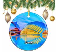 Spagna Valencia Natale Albero di Natale Ornamento Decorazione Matrimonio Ciondolo Appeso Decorazione Città Viaggio Souvenir Collection