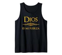 Spagnolo, Espanol Design Religioso Dios es Mi Fuerza Canotta
