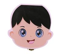 Spagnolo Inglese Russo Bambino Legno Denti Scatola Organizzatore Latte Denti di Stoccaggio Raccogliere I Denti Cordone ombelicale Lanugo Regalo caja Madera, Russo, Nero ragazzo