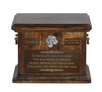 Spagnolo Mastiff Grande Urna Con Il Immagine Eines Cane Art-Dog