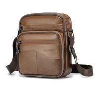 SPAHER Borsello Tracolla Uomo Pelle Borse Uomo Tracolla Borsa Tracolla Uomo Borselli Tracolla per Uomo Borsa a Spalla Borsa da Lavoro Crossbody Bag Borse Messenger per Ufficio Scuola Viaggio
