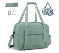 SPAHER Borsone da Viaggio Wizzair Vueling 40x30x20 Bagaglio a Mano Borsone Palestra Sportiva Grande 25L Donna Uomo Impermeabile Borsa da Viaggio Piscina Fitness Travel Duffel Cabin Bag Verde