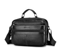 SPAHER Grande Borsello Uomo Tracolla Pelle Borsetta da Uomo Tracolla in Vera Pelle Borsa Multitasche Borselli Borsa a Spalla Crossbody Borse Messenger per Lavoro Viaggi Casua