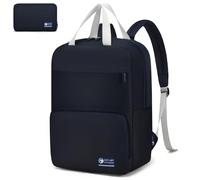SPAHER Pieghevole Zaino Bagaglio a Mano 40x30x15cm British Airway Air France Zaino da Viaggio Aereo Scuola Piccolo Donna Uomo 20L Zainetto Porta PC 14 Pollici Impermeabile Travel Backpack, Blu