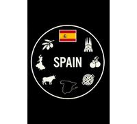 Spain: Blank Sketchbook: Minimalist Spanish Icons Edition | Unlined Journal for Drawing & Notes | Nations of the World Series
