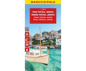 Spain & Portugal Marco Polo Map (Map) Marco Polo Maps