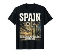 Spain Total Solar Eclipse August 12 2026 Maglietta