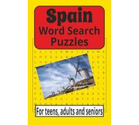 Spain Word Search Puzzles: Word Search Puzzles with Easy to Read Print about Spain, Spanish Culture, Spanish Cities and More | 6x9 inches, 110 pages | ... for holidays, leisure, learning