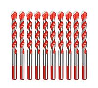 SPAKAMTZTK 1. 0pcs. 6mm multifunzione trapano bit triangolo vetro trapano metallico trapano diamante set da parete in ceramica vetro punzonatura strumento foro un po'