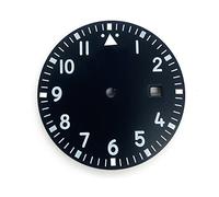 SPAKAMTZTK 33,5 mm Blu/Bianco/Nero/Dial Adatto compatibile for MIYOTA8215 / 8200/2836/2813/2824 Movimento meccanico automatico da uomo watch dial(Noir)