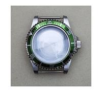 SPAKAMTZTK 39. 5mm. Custodia in acciaio inox Custodia in acciaio in acciaio Specchio in acrilico for NH35 NH36. Movimento meccanico cassa dell'orologio(Groen)
