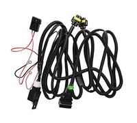 SPAKAMTZTK Auto H11 LED. Connettore del Cablaggio del Cablaggio del Cablaggio della fendinebbia for relè 40A & Acceso SPENTO Switch Kit Fit H11 LED. Lampada da Lavoro LED Leggera Filo Metallico