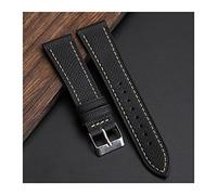 SPAKAMTZTK Bracciale in pelle di canotta a strato top a strato di orologi in pelle di palma fatta a mano 18 120 2 2 mm È adatto compatibile for antichi cinturino per orologio(Brack,22mm)
