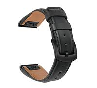 SPAKAMTZTK Canda di guardia in pelle 22mm compatibile for Garmin compatibile for Fenix 7/6 Pro / 5 Plus/compatibile for Forerunner 945 / Compatibile for cinturino da orologio Epix Gen 2 cinturino