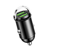 SPAKAMTZTK Caricabatterie da auto mini QC3.0 PD 100 W/200 W, ricarica accendisigari 12-24 V, USB di tipo C, adatto for Xiaomi, for Samsung, for Huawei Power accendino(Silver)