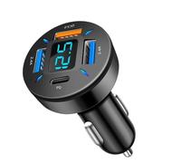 SPAKAMTZTK Caricabatterie for auto USB a 6 porte, 66 W, PD, di tipo C, adatto for Samsung, for Huawei, for Xiaomi accendino(QC and PD)