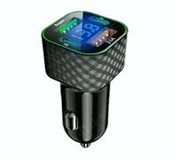 SPAKAMTZTK Caricabatterie for auto USB C Dual PD 4 in 1 for indicatore di tensione, adattatore carica adatto for Xiaomi,for Oppo, for Vivo, for Samsung accendino