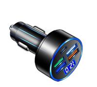 SPAKAMTZTK Caricabatterie for auto USB da 3,1 A, adattatore for telefono di tipo C, adatto for Xiaomi, for Huawei, for Samsung accendino