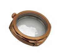 SPAKAMTZTK Caso di guardia 9085 Caso d'oro lucido 47mm Adatto compatibile for ETA6497 / 6498 Movimento minerale di cristallo 47-16 cassa dell'orologio