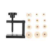 SPAKAMTZTK Guarda l'utensile di stampa Case 12 Dies Rotary Watch Crystal Bad-Back Cover Cover Custodia for la vite Adjuster Closer PRESSER PRESSER Watchmaker Repair Kit Kit di strumenti di riparazione