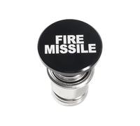 SPAKAMTZTK Pulsante for accendisigari da auto for missili di fuoco, in alluminio anodizzato, ricambio for 12 volt, adatto alla maggior parte dei veicoli accendino(Black FIRE MISSILE)