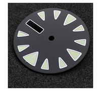 SPAKAMTZTK Quadrante nero sterile quadrante 28.5mm Super C3 segni luminosi da appunti for finestre di appello for la finestra Adatto for NH36. Movimento automatico watch dial(Model-3)