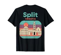 Spalato, ricordo dell'orizzonte della Croazia Maglietta