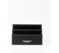 A.G.SPALDING & BROS PORTACORRISPONDENZA IN PELLE COLORE NERO CON IMPUNTURE CONTROTINTA