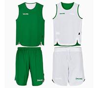 Spalding Doubleface - Set Reversibile, Unisex, per Bambini, Colore: Lagune/Bianco, M