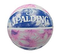 EuroLeague Pallone da Basket in Gomma Spalding, CSKA Replica Tutti, Rosso, Blu, 7