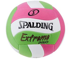 Spalding Extreme PRO Wave Volleyball, Pink/Green